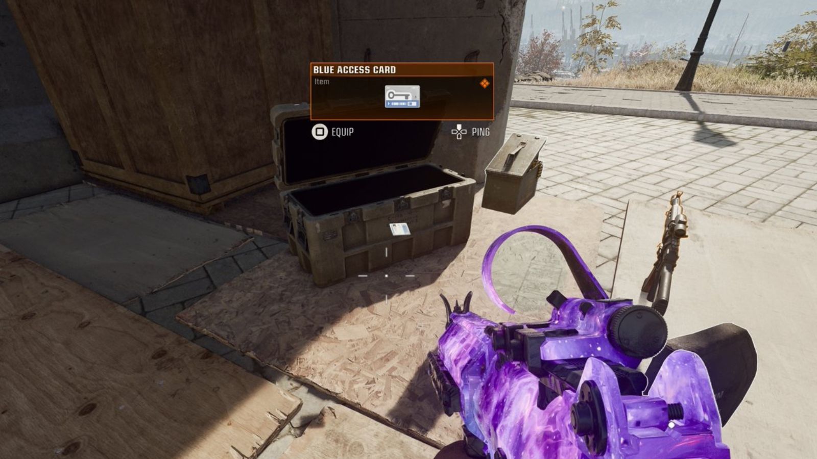 Red Access Card dropped from loot box in Warzone Verdansk.